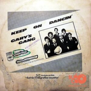 Disco de Vinilo Gary’s Gang - Keep On Dancin’ Vinyl Record