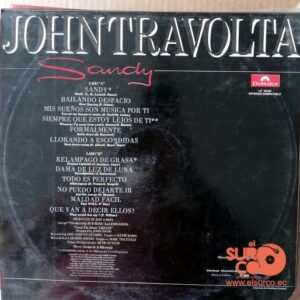 Disco de Vinilo John Travolta - Sandy Vinyl Record