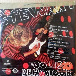 Disco de Vinilo Rod Stewart - Foolish Behaviour Vinyl Record