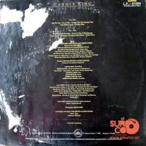 Disco de Vinilo Carole King - One To One Vinyl Record
