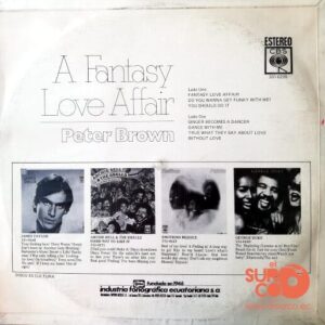 Disco de Vinilo Peter Brown - A Fantasy Love Affair Vinyl Record