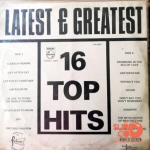 Disco de Vinilo Varios - Latest & Greatest 16 Top Hits Vinyl Record