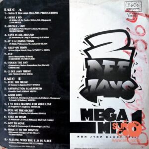 Disco de Vinilo Varios - 2 Deejays-Mega Mix1 Vinyl Record