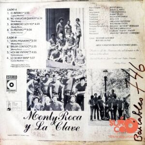 Disco de Vinilo Conjunto La Clave - Conjunto La Clave Vinyl Record