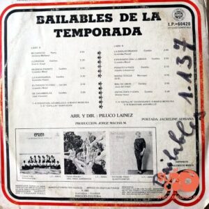 Disco de Vinilo Varios - Bailables De La Temporada Vinyl Record