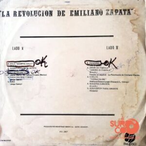 Disco de Vinilo La Revolución De Emiliano Zapata - La Revolución De Emiliano Zapata Vinyl Record