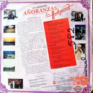 Disco de Vinilo Cuarteto Añoranzas - Cuarteto Añoranzas En Hollywood Vinyl Record