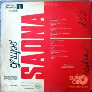 Disco de Vinilo Grupo Saona  - Grupo Saona Vol. 2 Vinyl Record