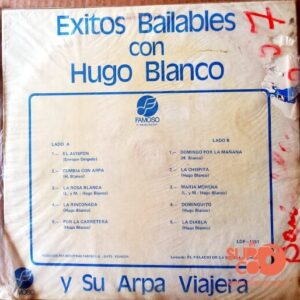 Disco de Vinilo Hugo Blanco Y Su Arpa Viajera - Éxitos Bailables Con Hugo Blanco Y Su Arpa Viajera Vinyl Record