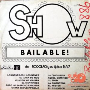 Disco de Vinilo Rodolfo Y Su Típica - Show Bailable De Rodolfo Y Su Típica Vinyl Record