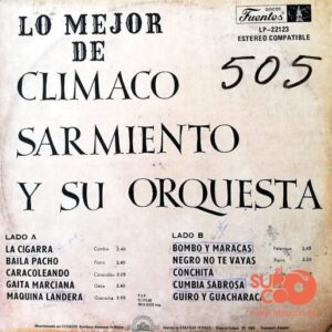 Disco de Vinilo Climaco Sarmiento Y Su Orquesta - Lo Mejor De Climaco Sarmiento Y Su Orquesta Vinyl Record