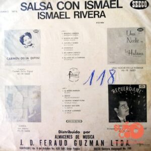 Disco de Vinilo Ismael Rivera - Salsa Con Ismael Vinyl Record