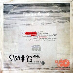 Disco de Vinilo Pacheco Y Monguito - Sabrosura Vinyl Record