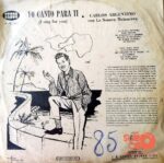 Disco de Vinilo Carlos Argentino Con La Sonora Matancera - Yo Canto Para Ti Vinyl Record