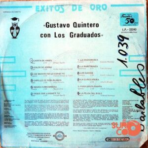 Disco de Vinilo Gustavo Quinteros Con Los Graduados - Éxitos De Oro Vinyl Record