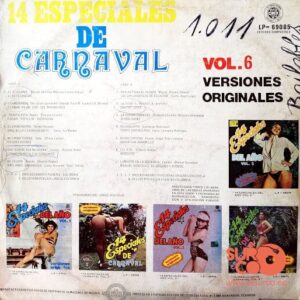 Disco de Vinilo Varios - 14 Especiales De Carnaval Vol 6 Vinyl Record