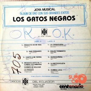 Disco de Vinilo Tiberio - Los Gatos Negros Vinyl Record