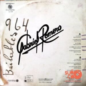 Disco de Vinilo Gabriel Romero - El Cumbiadero Mayor Vinyl Record
