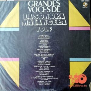 Disco de Vinilo La Sonora Matancera - Grandes Voces De La Sonora Matancera Vinyl Record