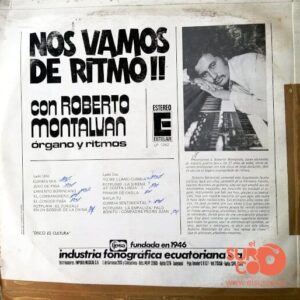 Disco de Vinilo Roberto Montalvan - Nos Vamos De Ritmo Vinyl Record