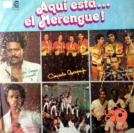 Disco de Vinilo Varios - Aquí Esta El Merengue Vinyl Record