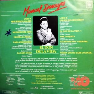 Disco de Vinilo Manuel Donayre - El Don De La Vida Vinyl Record