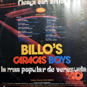 Disco de Vinilo Billos Caracas Boys - Fiesta Con Billo Vinyl Record