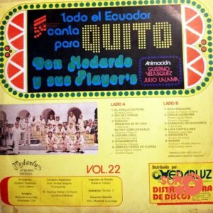 Disco de Vinilo Don Medardo Y Sus Players - Todo El Ecuador Canta Para Quito Vinyl Record