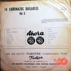 Disco de Vinilo Varios – 14 Cañonazos Bailables Vol 6 Vinyl Record