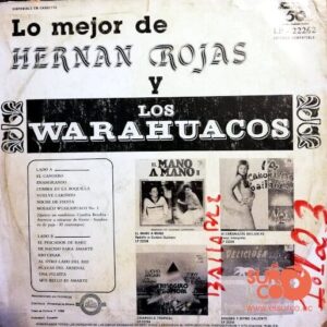 Disco de Vinilo Hernán Rojas - Lo Mejor De Hernán Rojas Y Los Warahuaco Vinyl Record