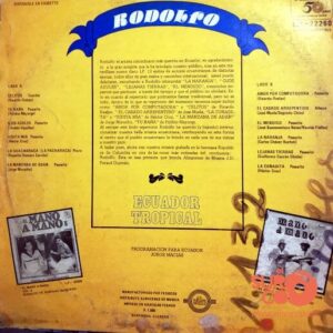 Disco de Vinilo Rodolfo - Ecuador Tropical Vinyl Record