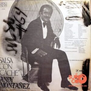 Disco de Vinilo Andy Montañez - Salsa Con Cache Vinyl Record