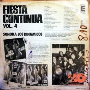 Disco de Vinilo Sonora Los Dinámicos - Fiesta Continua Vinyl Record
