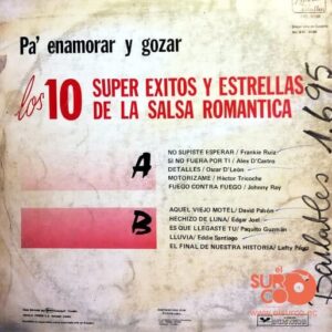 Disco de Vinilo Varios - Pa Enamorar Y Gozar Los 10 Super Éxitos Y Estrellas De La Salsa Romántica Vinyl Record