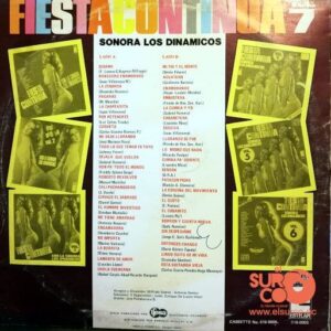 Disco de Vinilo Sonora Los Dinámicos - Fiesta Continua – Vol. 7 Vinyl Record