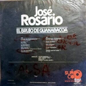 Disco de Vinilo Jose Rosario - El Brujo De Guanabacoa Vinyl Record