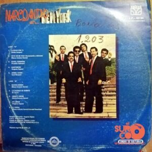 Disco de Vinilo Marco Antonio - En New York Vinyl Record