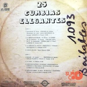 Disco de Vinilo Peter Delis - 25 Cumbias Elegantes Vinyl Record