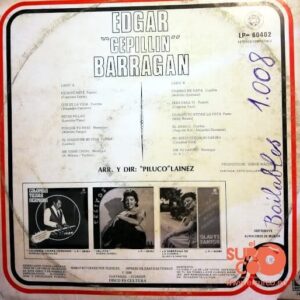 Disco de Vinilo Edgar Barragán - Edgar Cepillin Barragán Vinyl Record
