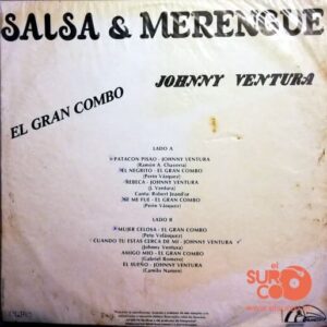 Disco de Vinilo El Gran Combo Johnny Ventura - Salsa Y Merengue Vinyl Record
