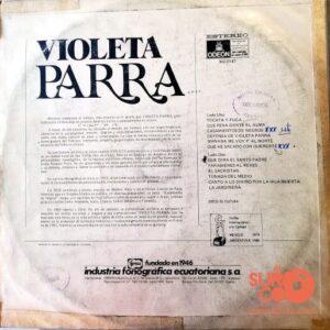 Disco de Vinilo Violeta Parra - Violeta Parra Vinyl Record