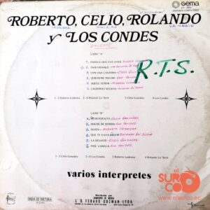 Disco de Vinilo Los Condes - Roberto, Celio, Rolando Y Los Condes Vinyl Record