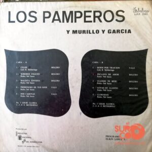 Disco de Vinilo Los Pamperos - Los Pamperos Y Murillo Y García Vinyl Record