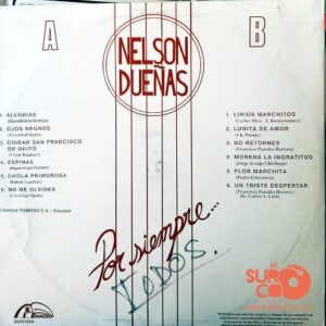 Disco de Vinilo Nelson Dueñas - Por Siempre Vinyl Record