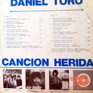 Disco de Vinilo Daniel Toro - Canción Herida Vinyl Record