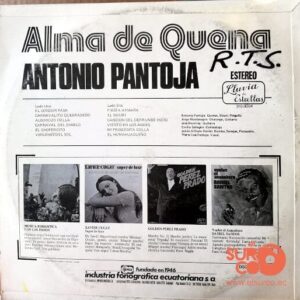 Disco de Vinilo Antonio Pantoja - Alma De Quena Vinyl Record