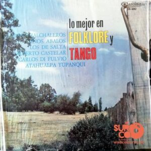 Disco de Vinilo Varios - Lo Mejor En Tango Y Folklore Vinyl Record