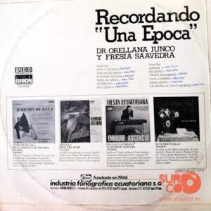 Disco de Vinilo Fresia Saavedra - Recordando Una Época Vinyl Record
