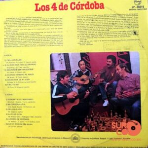 Disco de Vinilo Los 4 De Córdoba - Permiso Serenata Vinyl Record