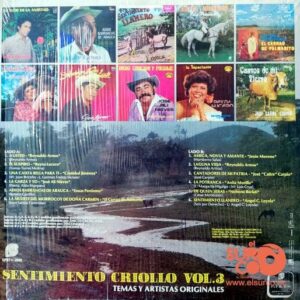 Disco de Vinilo Varios - Sentimiento Criollo Vol. 3 Vinyl Record